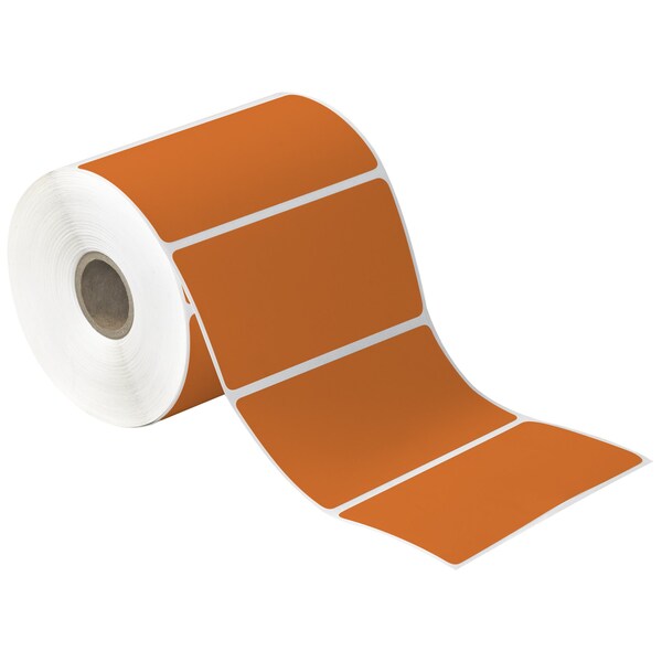 Tape Logic 4 x 2in Orange Desktop Direct Thermal Label, 12PK - THD330