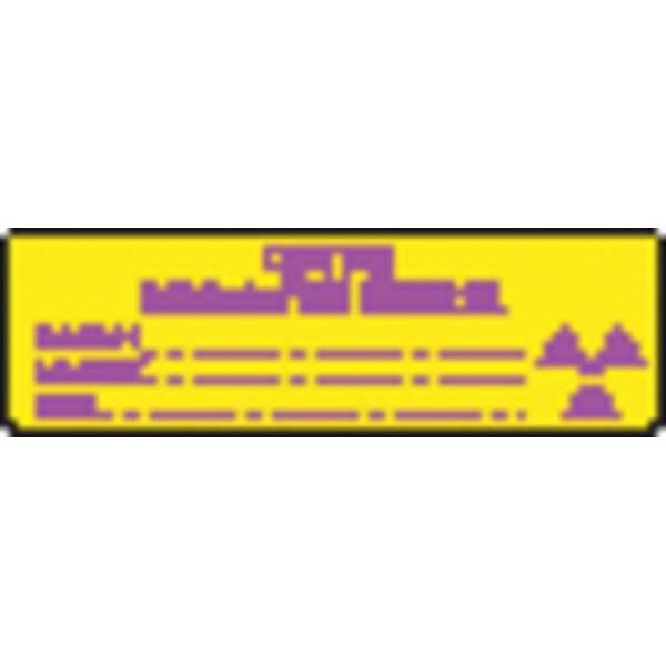 Harris Label, 7/8 In. H, 2-7/8 In. W, PK500, LB541 - LB541