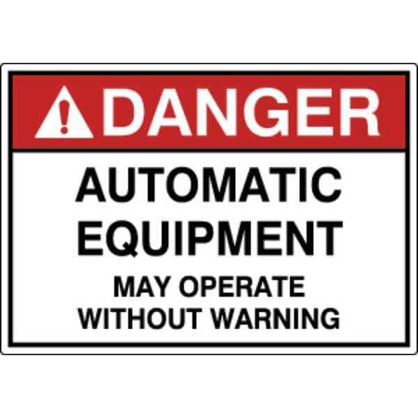 Zoro Select Label, Machine/Equipment, 3-1/2 in. L, PK5 - OSL-933-5PK