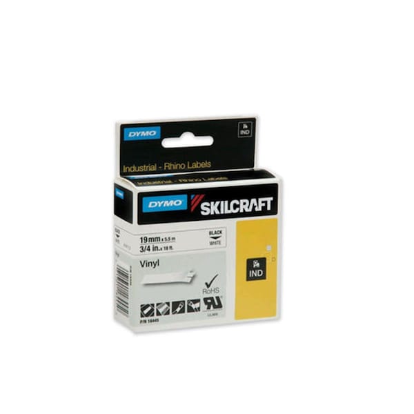 Campanas Thermal Vinyl Label Tape Cassettes - Black - CA3761082