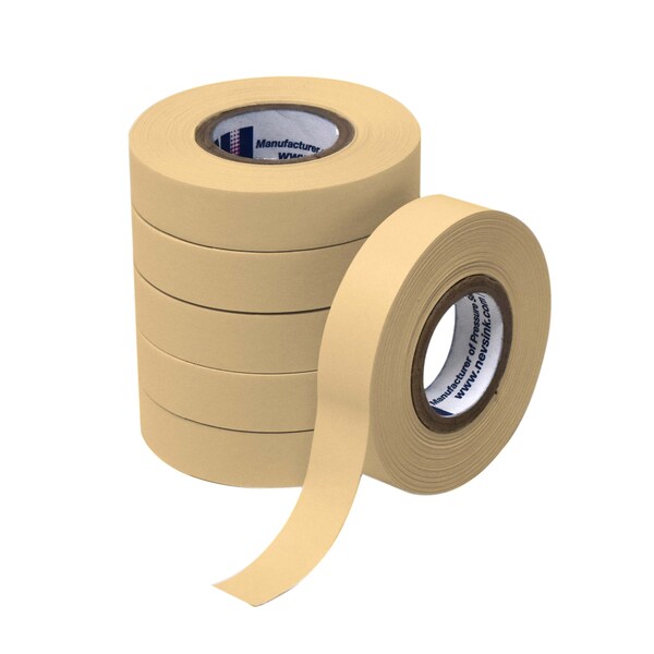 Nevs 1/2" wide x 500" Tan Labeling Tape - T-05-TAN