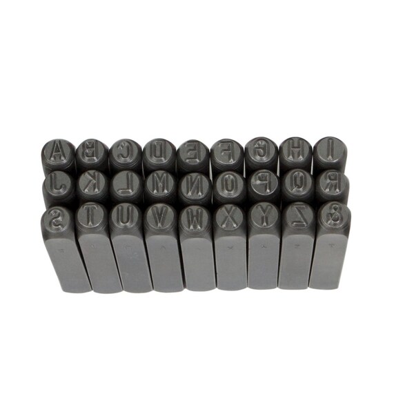 Groz Letter Stamps, Steel, 3mm - 26102