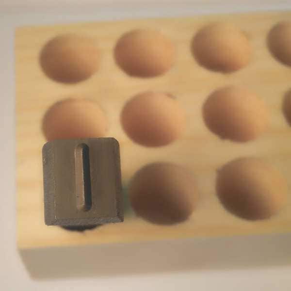 Young Bros Stamp Works Hand Stamp, 2-1/2" Shank L, Steel, 03273 I - 03273 I