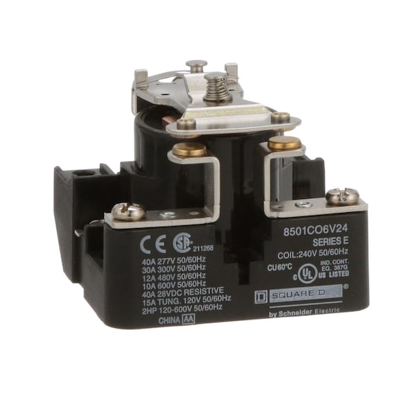 Relevador Square D, 600VCA, 1 NC; SPST - 8501CO6V24