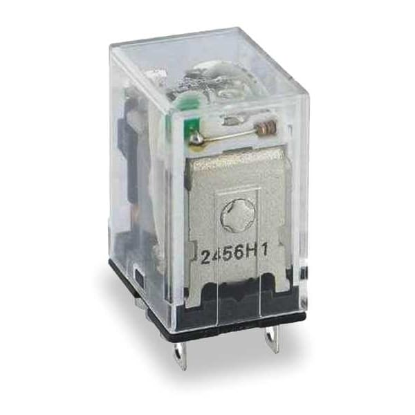 Relé de propósito general de Omron, 24V DC Coil Volts, cuadrado, 8 pines, SPDT - LY1N-DC24