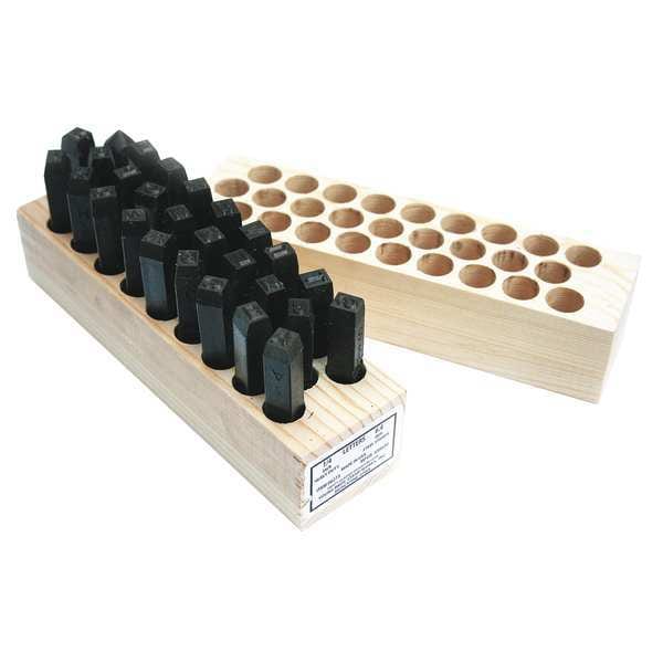 Young Bros Stamp Works Heavy Duty Letter Set, 5/8in H, Gothic - 10273