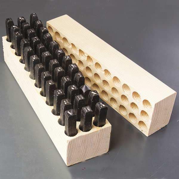 Young Bros Stamp Works Machine Made Combo Set, 3/16in, 36 Pieces - YOU-05361