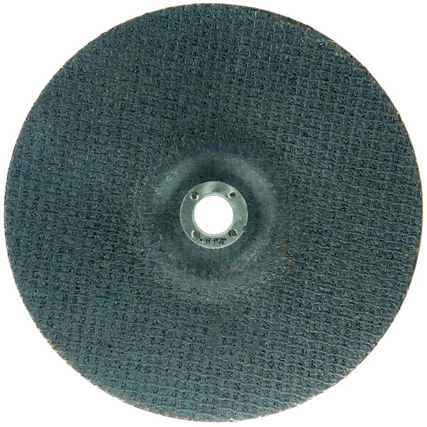 Weiler 9 in Dia, 1/4 in Thick, 7/8 in Arbor Hole Size, Aluminum Oxide, 24 Grit - 58083