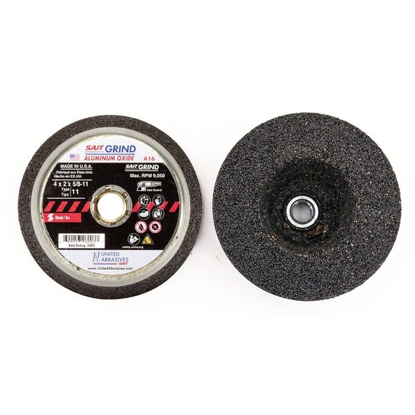 United Abrasives/Sait Cup Wheel4x2x5811A16PK12 - 26000