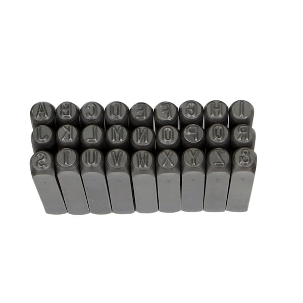 Groz Letter Stamps, Steel, 6mm - 26105