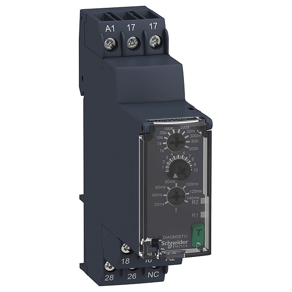 Relevador de Retardo de Tiempo Schneider Electric, 24 a 240V CA/CD - RE22R2QGMR