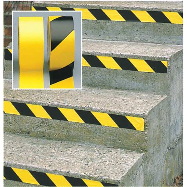 Zoro Select Floor Marking Tape, General Purpose, Solid, Yellow, 2 in x 180 ft, 5 mil Thickness, Vinyl - 8AVH3
