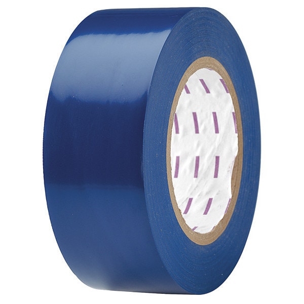 Zoro Select Floor Marking Tape, vinyl, No Legend, Blue, 2 in W., 5 mil Thickness - 8AVH1