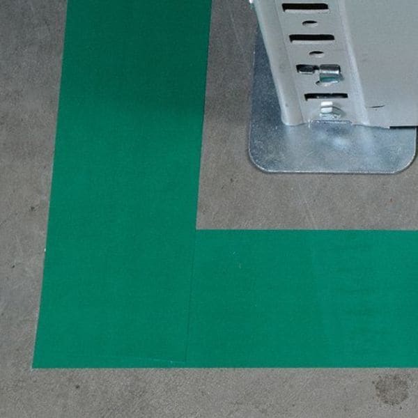 Brady Floor Marking Tape, Polyester, No Legend, Green, 2 in W., 8 mil Thickness - 104315