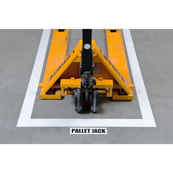 Brady Floor Marking Tape, Polyester, No Legend, Green, 2 in W., 8 mil Thickness - 104315