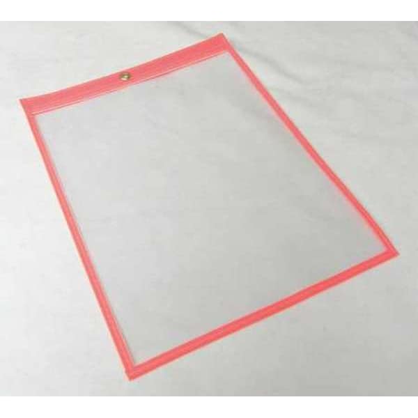 Baw Plastics Shop Env, 12 x 9 In, Fluor Orn, Plstc, PK50 - SEWNHDR 9X12ORN