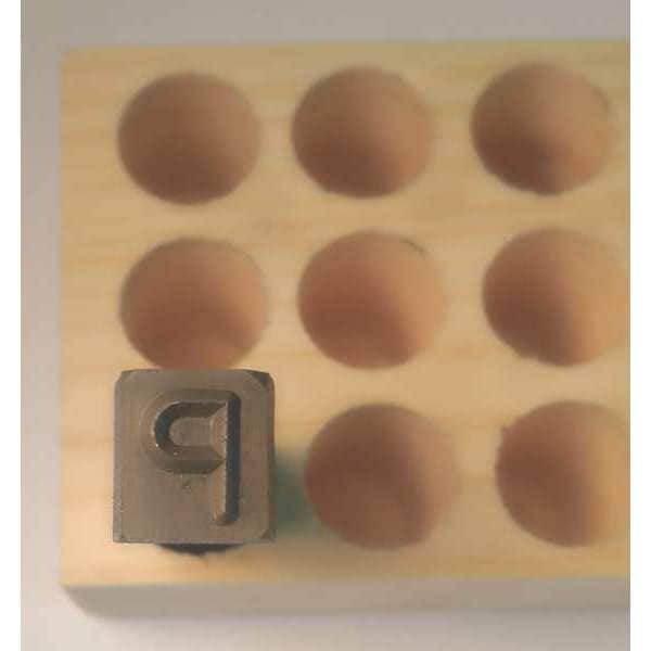 Young Bros Stamp Works Hand Stamp, 3" Shank L, Steel, 06273 P - 06273 P