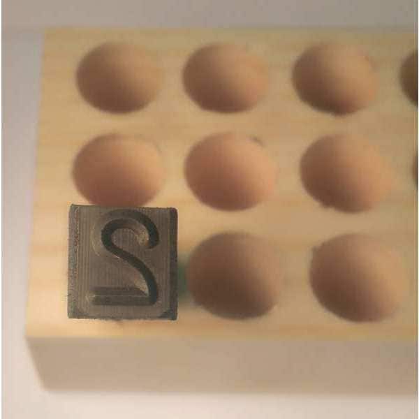Young Bros Stamp Works Hand Stamp, 3" Shank L, Steel, 06093 2 - 06093 2