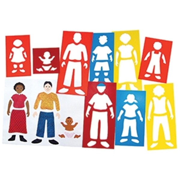 Roylco Roylco  Inc.  Fabulous Family Portrait Stencils - R-52040
