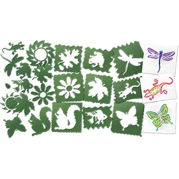 Easy-To-Organize 25.4 x 25.4 x 25.4 cm Nature Stencils - EA66184