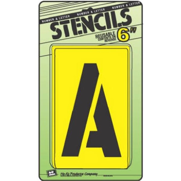 Hy-Ko Hy-Ko Products ST-6 6 in. Letter & Number Stencil Set - 300210