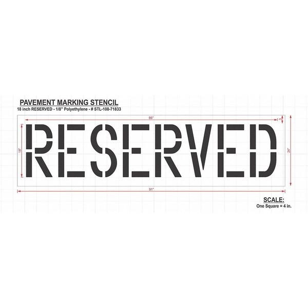 Rae Pavement Stencil, Reserved, STL-108-71833 - STL-108-71833