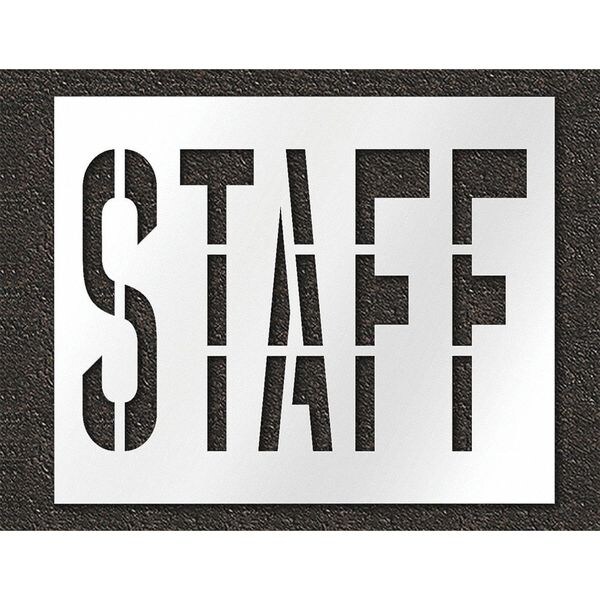 Rae Pavement Stencil, Staff, STL-108-73613 - STL-108-73613
