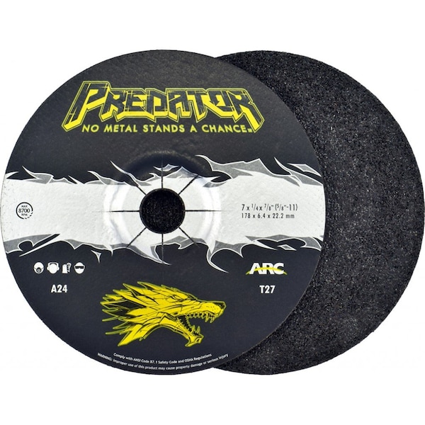 Arc Abrasives Dcw 7 x 1/8 x 7/8 60 Type 27, Flexible - 807087805