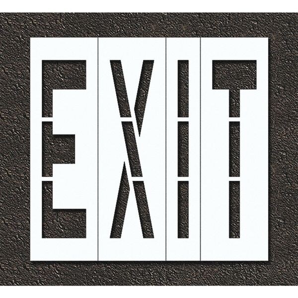 Rae Pavement Stencil, Exit, STL-108-74805 - STL-108-74805