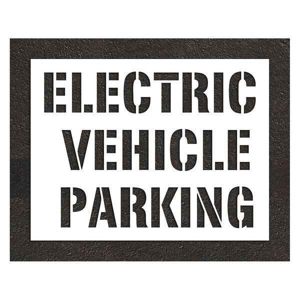 Rae Pavement Stencil, 70"H, 46"W, 0.125" Thick - STL-108-91234