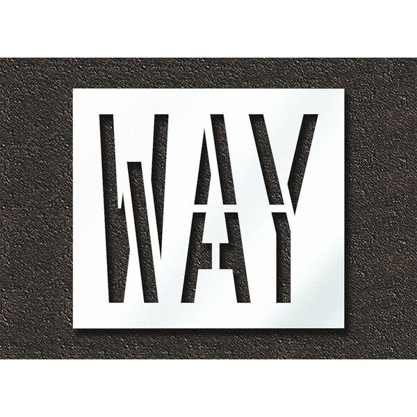 Rae Pavement Stencil, Way, STL-108-72410 - STL-108-72410