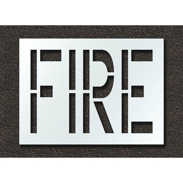 Rae Pavement Stencil, Fire, STL-108-72401 - STL-108-72401
