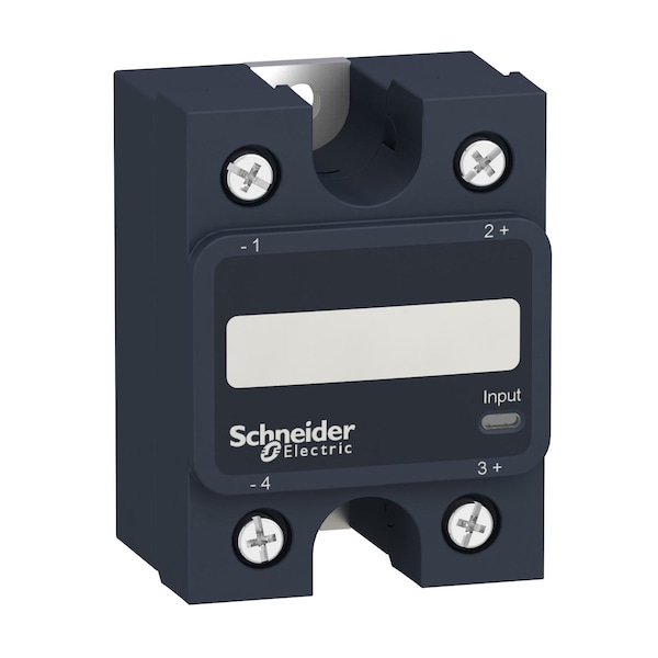 Relé monofásico Schneider Electric, Relevadores de estado sólido Harmony, 10A, montaje en panel, conmutación de voltaje cero, almohadilla térmica, entrada de 3 a 32V DC, salida de 24 a 300V AC - SSP1A110BDT