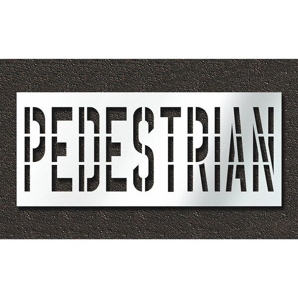 Rae Pavement Stencil, Pedestrian, STL-108-73625 - STL-108-73625