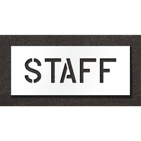 Rae Pavement Stencil, Staff, STL-108-70613 - STL-108-70613