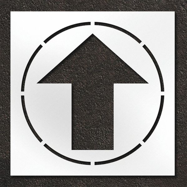 Rae Pavement Stencil, Straight Arrow, STL-108-14808 - STL-108-14808