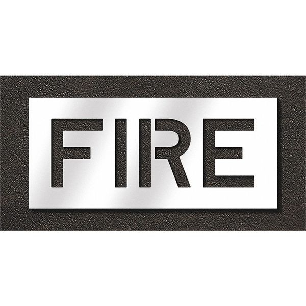 Rae Pavement Stencil, Fire, STL-108-71001 - STL-108-71001