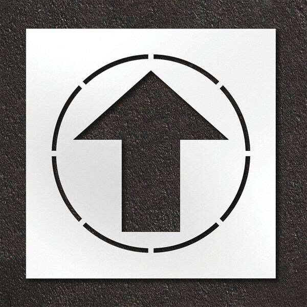 Rae Pavement Stencil, Straight Arrow, STL-108-12408 - STL-108-12408