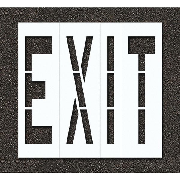 Rae Pavement Stencil, Exit, STL-108-79605 - STL-108-79605