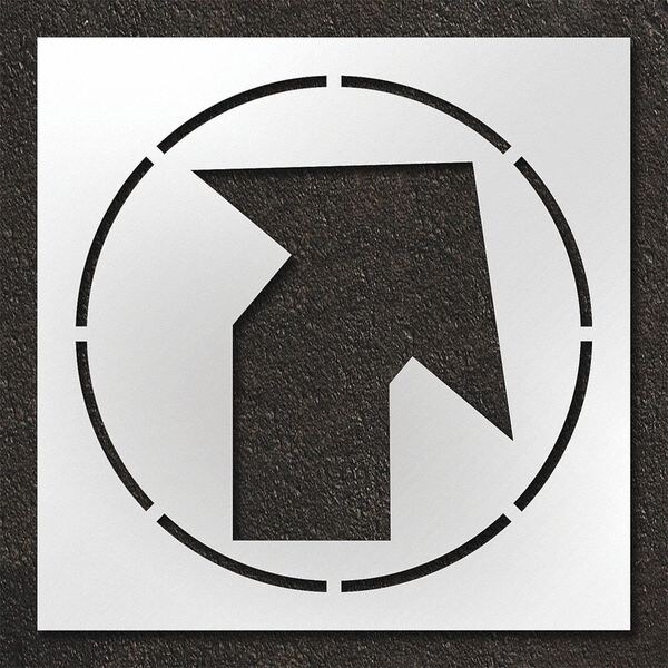 Rae Pavement Stencil, Angled Arrow, STL-108-14807 - STL-108-14807