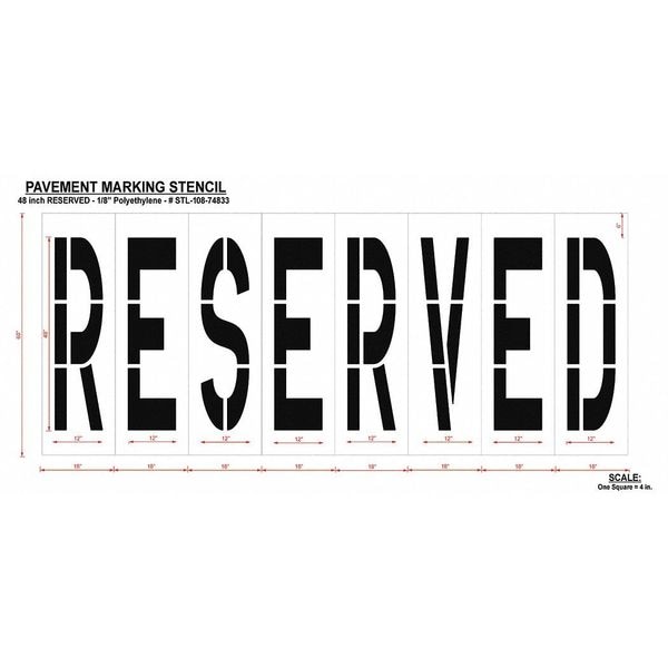 Rae Pavement Stencil, Reserved, STL-108-74833 - STL-108-74833