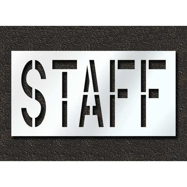 Rae Pavement Stencil, Staff, 24 in - STL-116-72413