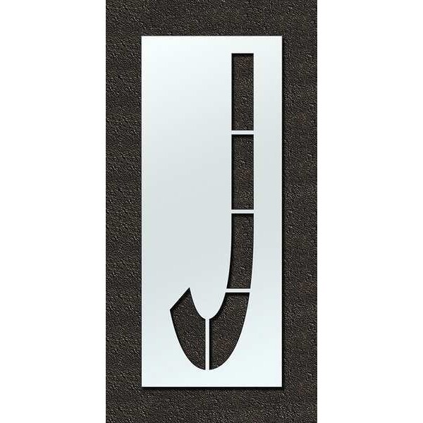 Rae Airport Pavement Stencil, J, 144 in - STL-108-F144J