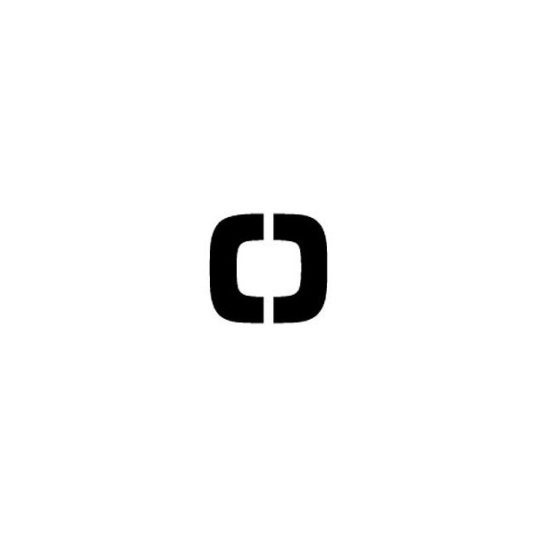 National Marker Co Individual Character Stencil 24in - Letter O - PMC24-O