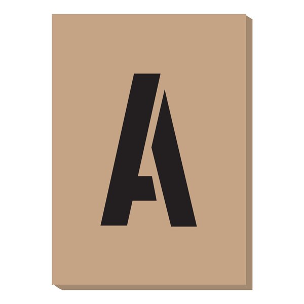 Hy-Ko 8In Stencil, 3PK - A10691