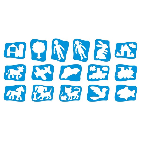 Easy-To-Organize My First Stencils for Grade PK Plus, Blue - EA2575514