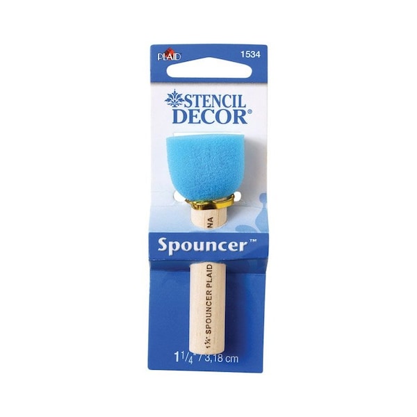 Plaid Plaid FolkArt 1-1/4 in. W Blue Foam Applicators - 1534
