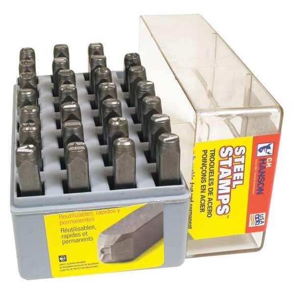 C.H. Hanson 3/16 Dot Design Letter Set Wt 4 Lbs - 26250