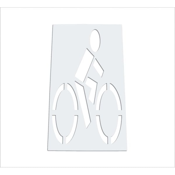 Rae Pavement Stencil, 78 in, Bike Lane, 1/16 - STL-116-5035