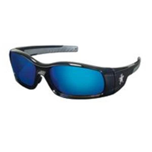 Mcr Safety Crews 135-SR118B Swagger Black Frame Bl Diamond Mirr - 135-SR118B